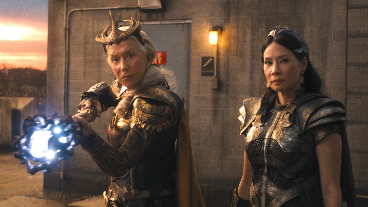 Helen Mirren and Lucy Liu in 'Shazam! Fury of the Gods'