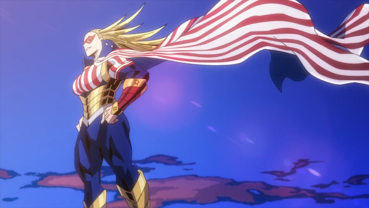 Cathleen Bate, aka Star and Stripe, from 'My Hero Academia'