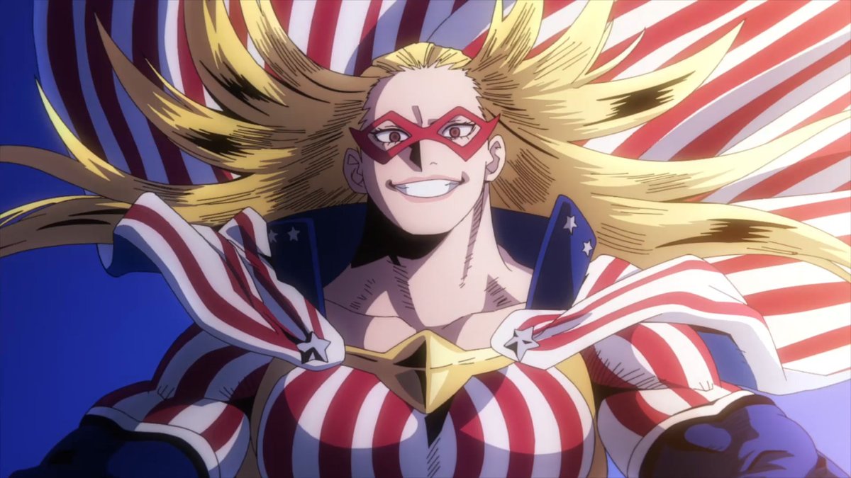 Cathleen Bate, aka Star and Stripe, from 'My Hero Academia'