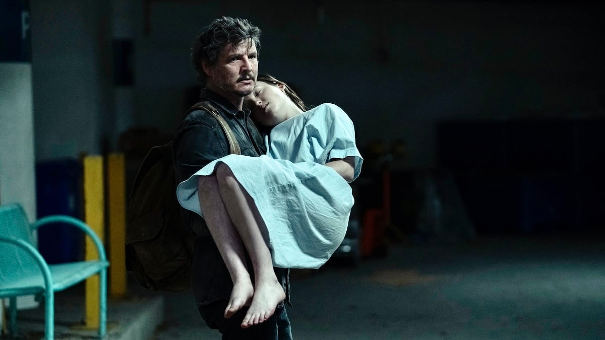 Ellie and Joel The Last of Us Pedro Pascal Bella Ramsay