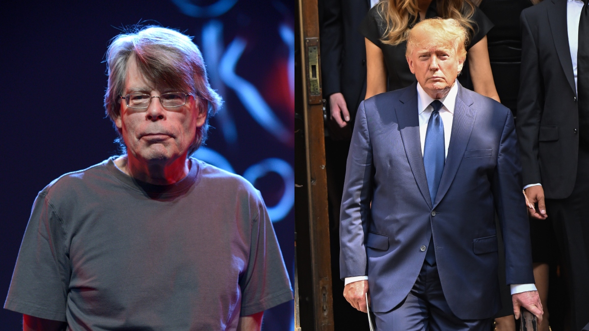 Stephen King Donald Trump Getty