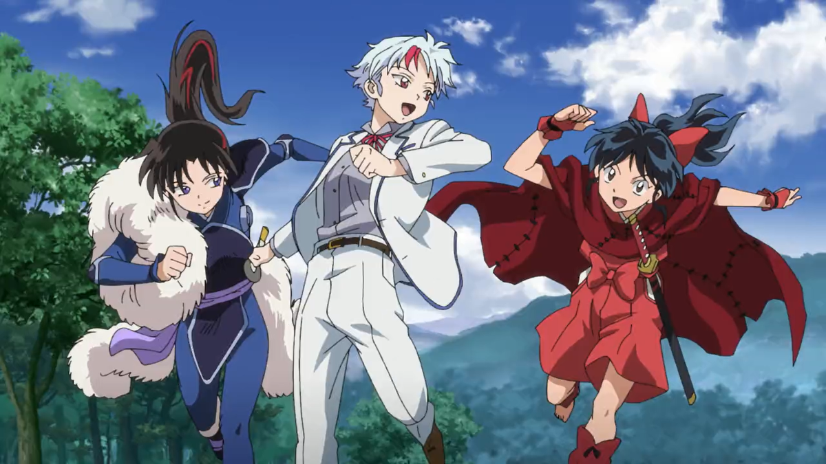 Setsuna, Towa, and Moroha from 'Yashahime: Princess Half-Demon'