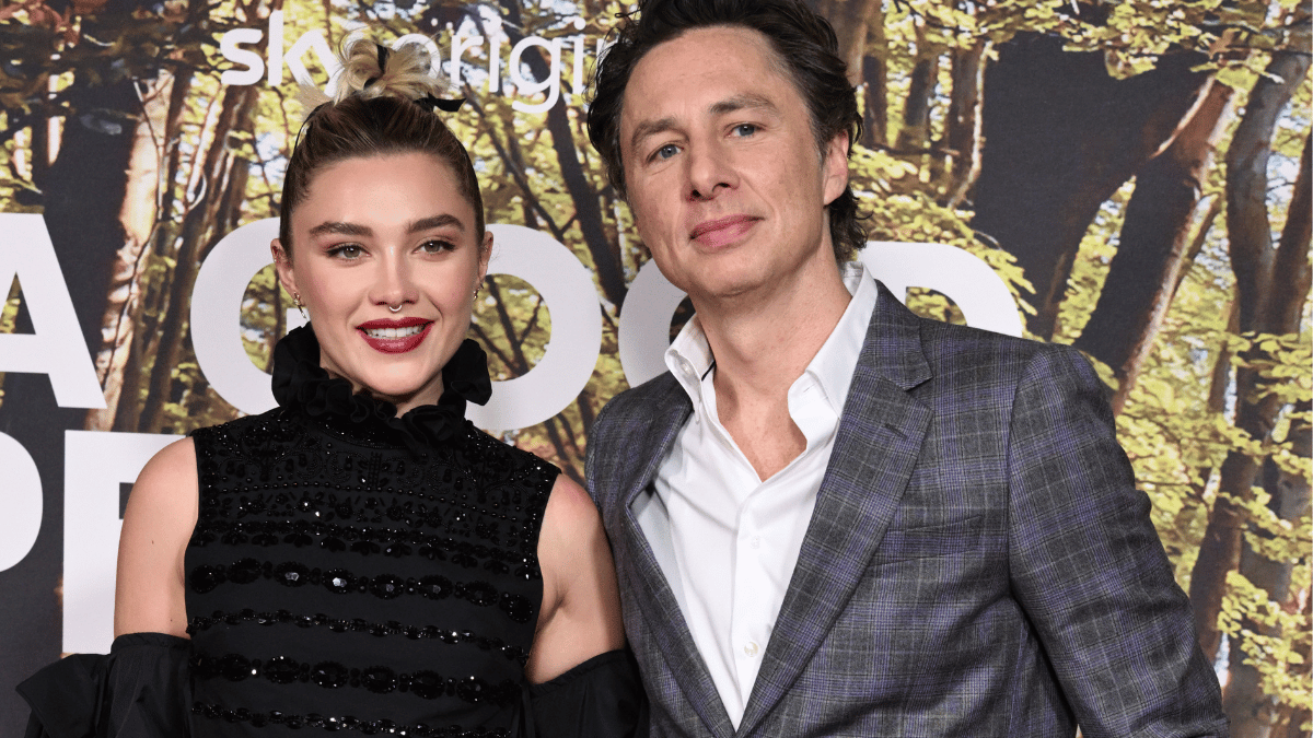 Zach Braff and Florence Pugh