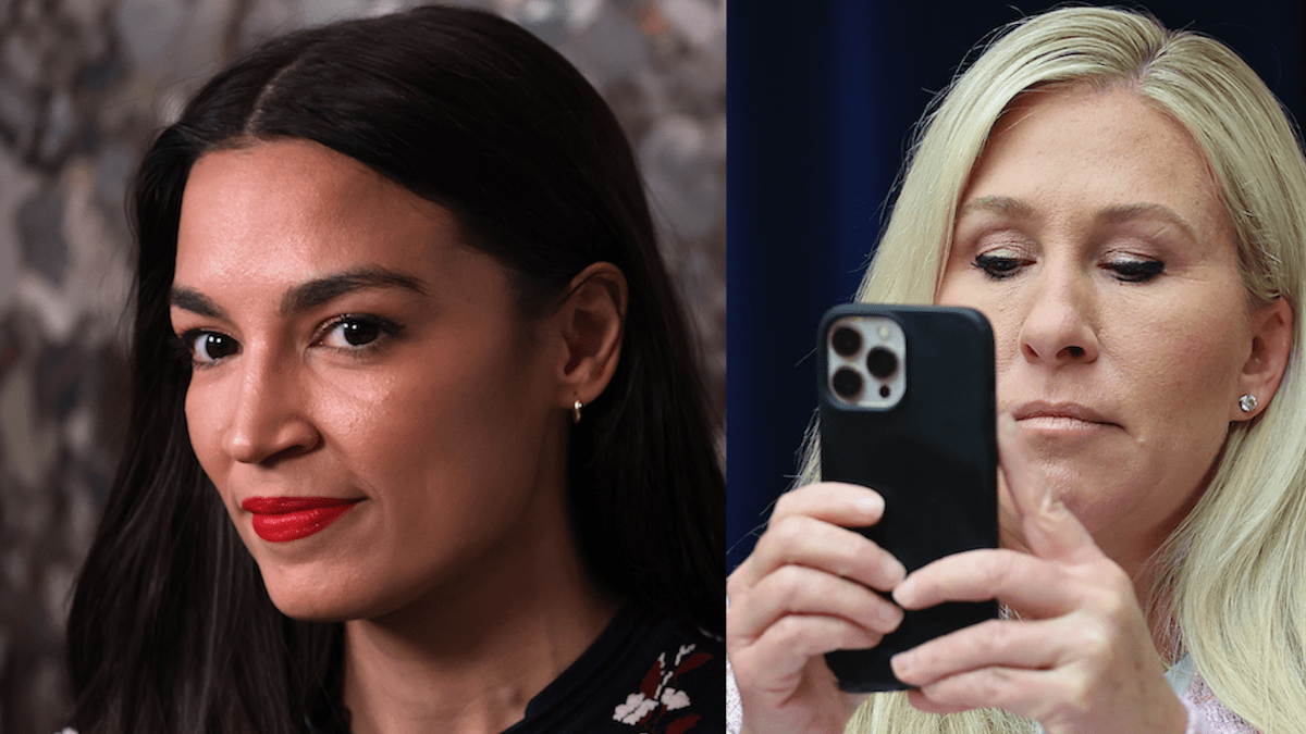 Alexandria Ocasio Cortez Marjorie Taylor Greene