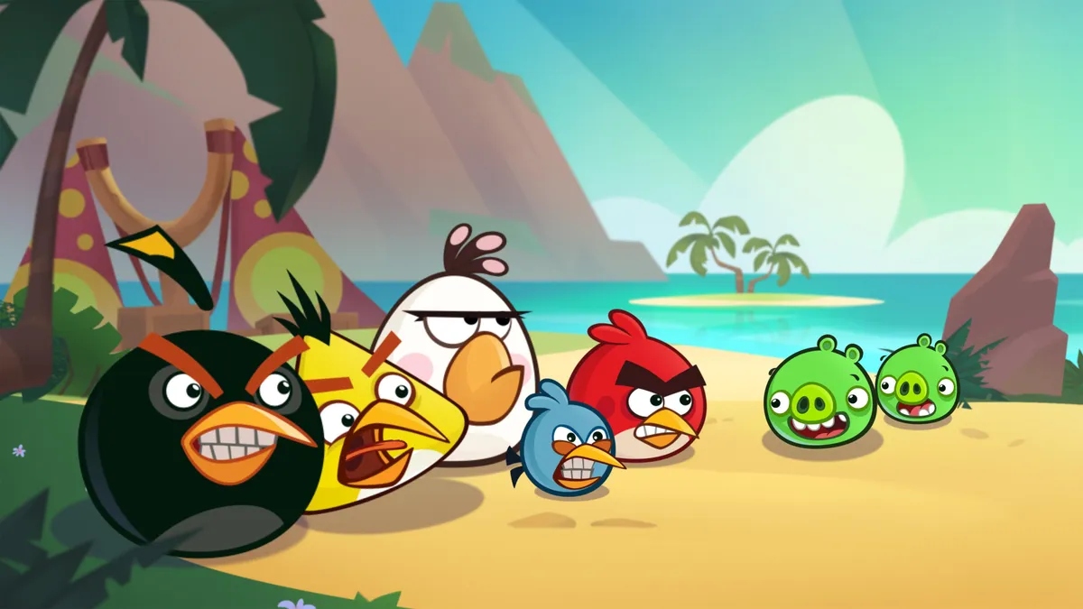 The main characters of Angry Birds