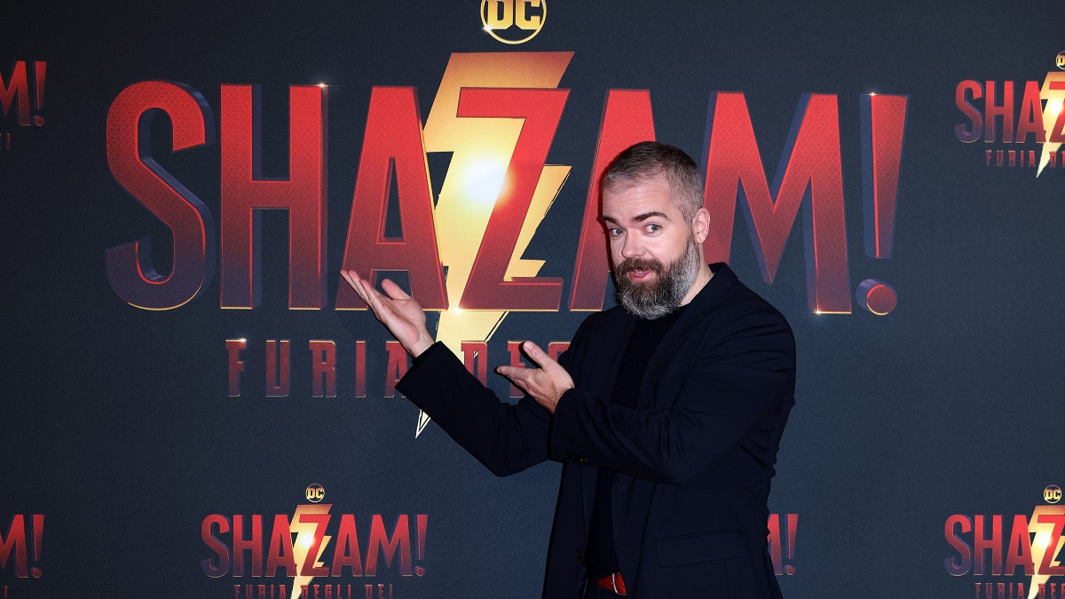 ROME, ITALY - MARCH 03: Director David F. Sandberg attends the premiere for "Shazam! Fury Of The Gods" at The Space Cinema Moderno on March 03, 2023 in Rome, Italy.