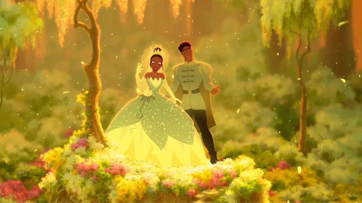 Tiana and Naveen's wedding