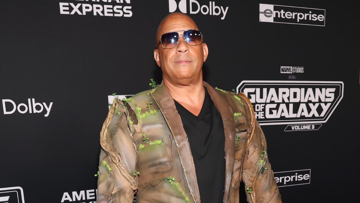 Vin Diesel at Guardians of the Galaxy Vol 3 premiere