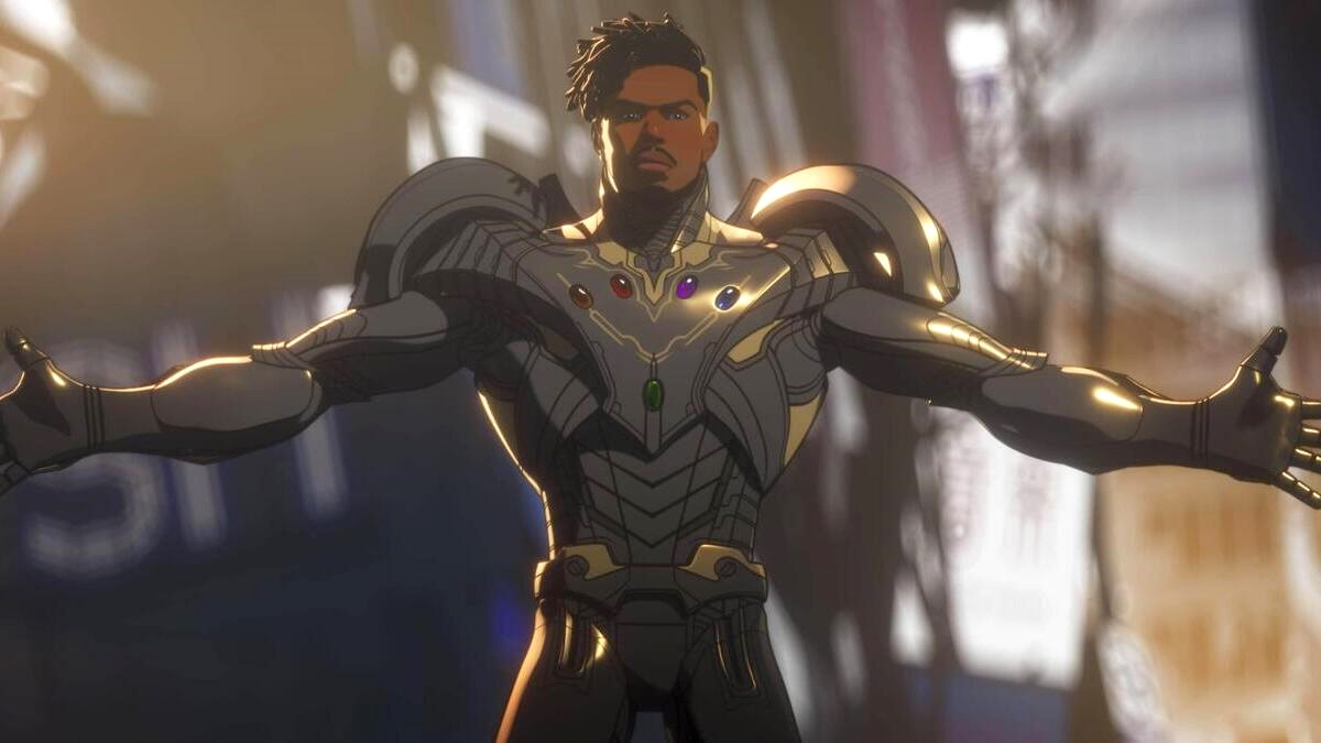 Michael B. Jordan as Infinity Killmonger in 'What If...?'