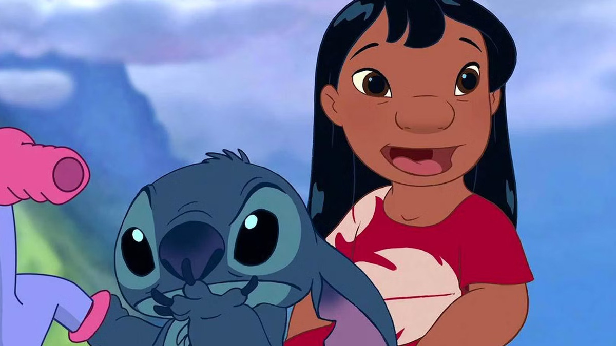 Stitch and Lilo from 'Lilo & Stitch'