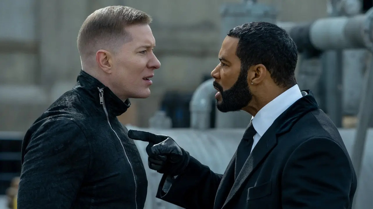 Joseph Sikora as Tommy Egan and Omari Hardwick as James Patrick in 'Power'