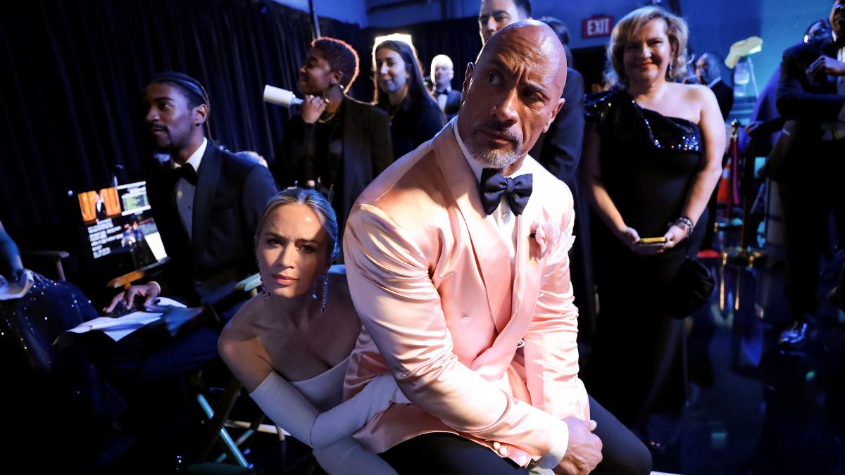 Dwayne Johnson at the 95th Academy awards