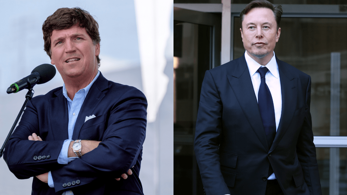 Elon Musk and Tucker Carlson