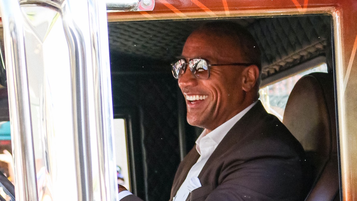 LOS ANGELES, CA - JULY 13: Dwayne 'The Rock' Johnson is seen outside the 'Hobbs and Shaw' Premiere at Dolby Theatre on July 13, 2019 in Los Angeles, California.