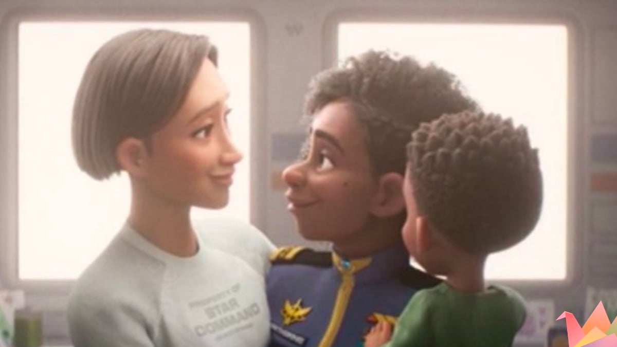 Two lesbian characters in Lightyear.