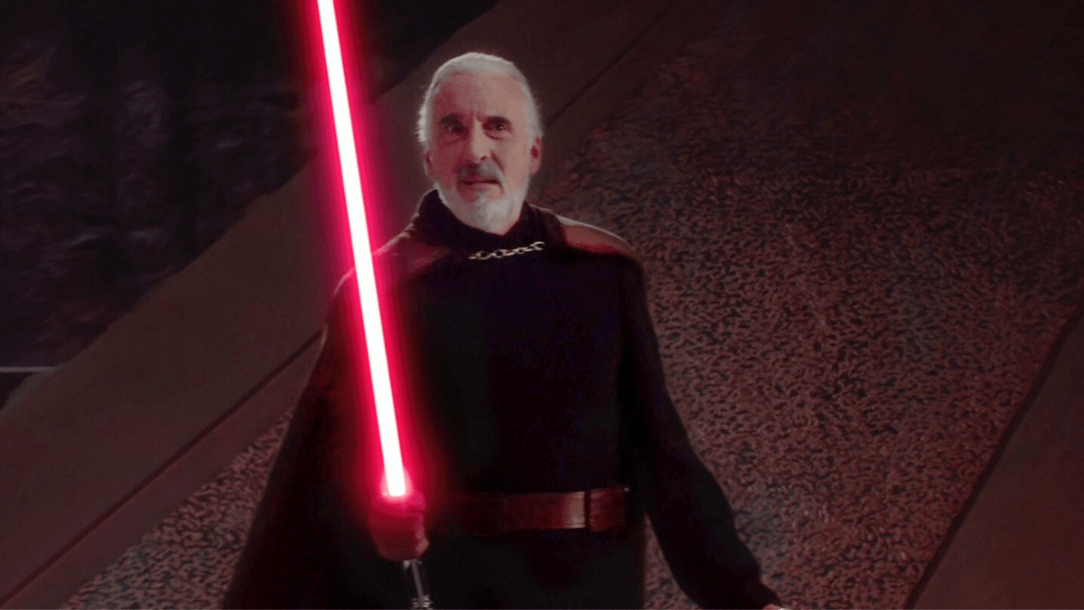 Count Dooku wielding light