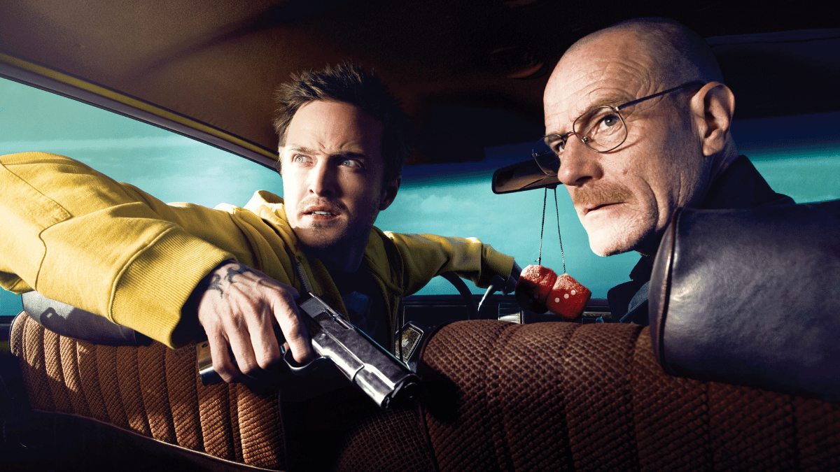 Jesse (Aaron Paul) and Walter (Bryan Cranston) in 'Breaking Bad