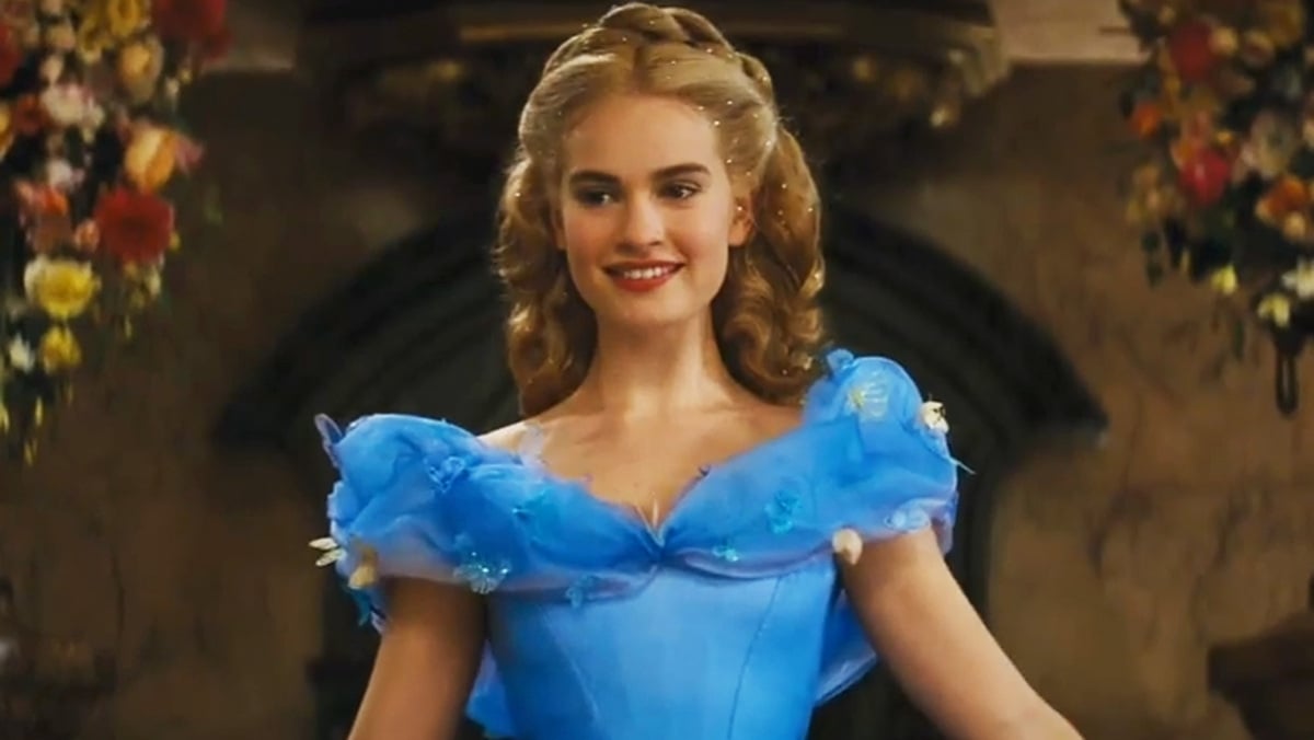 Lily James as Cinderella