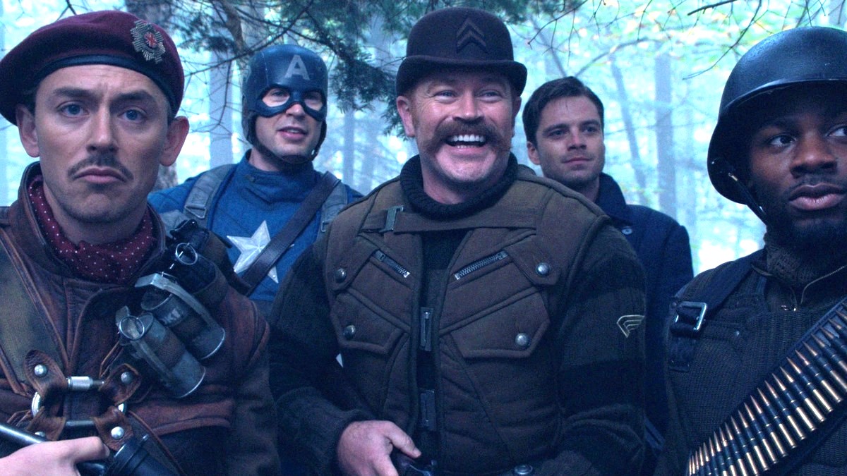 Steve Rogers and the Howling Commandos in 'Captain America: The First Avenger' 