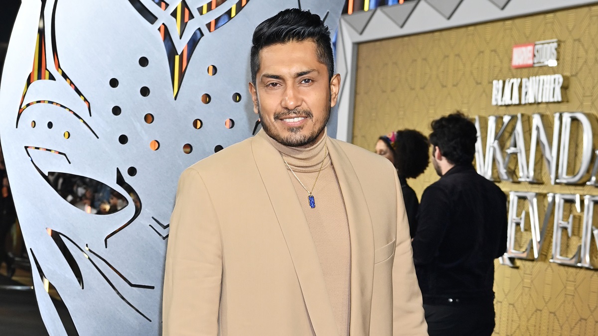 LONDON, ENGLAND - NOVEMBER 03: Tenoch Huerta attends the European Premiere of "Black Panther: Wakanda Forever" at Cineworld Leicester Square on November 3, 2022 in London, England.