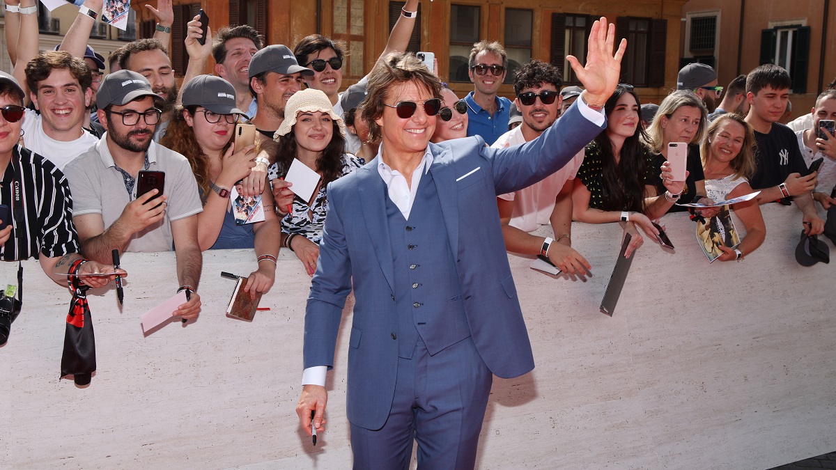 ROME, ITALY - JUNE 19: Tom Cruise attends the Red Carpet at the Global Premiere of "Mission: Impossible - Dead Reckoning Part One" presented by Paramount Pictures and Skydance at The Spanish Steps on June 19, 2023 in Rome, Italy.