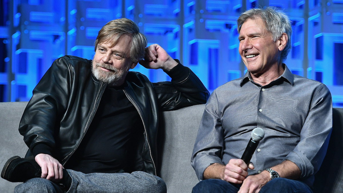 Mark Hamill and Harrison Ford