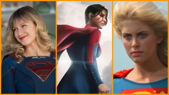 Melissa Benoist, Sasha Calle, and Helen Slater as Supergirl