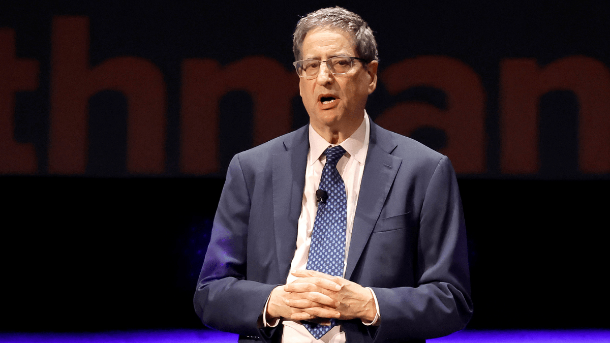 LAS VEGAS, NEVADA - APRIL 24: Tom Rothman, Chairman and CEO, Sony Pictures Entertainment Motion Picture Group speaks during Opening Night and Sony Pictures Entertainment Presentation at The Colosseum at Caesars Palace during CinemaCon, the official convention of the National Association of Theatre Owners, on April 24, 2023, in Las Vegas, Nevada.