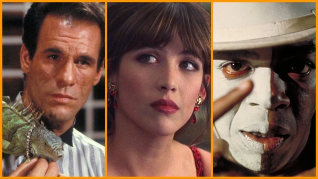 Robert Davi in 'License to Kill'/Sophie Marceau in 'The World is Not Enough'/Geoffrey Holder in 'Live and Let Die'