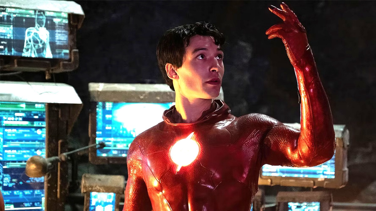 Ezra Miller as the Flash