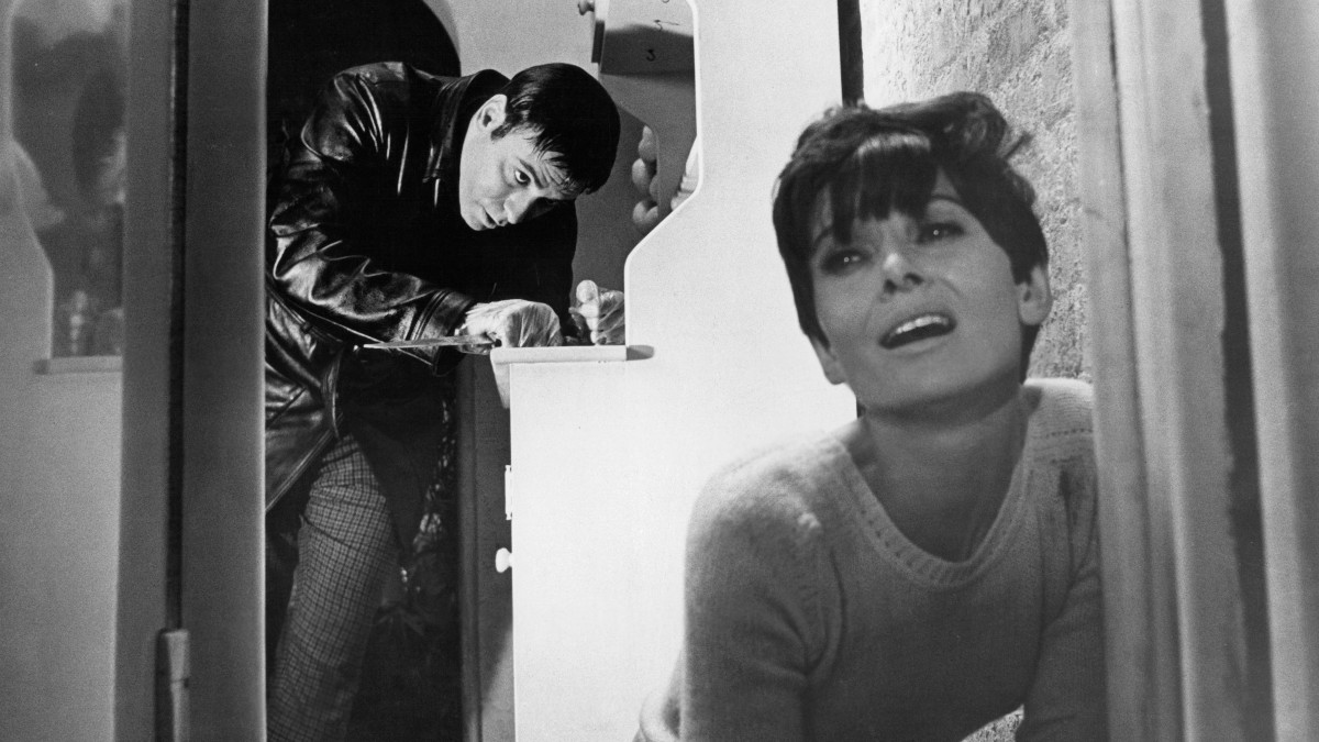 Alan Arkin and Audrey Hepburn