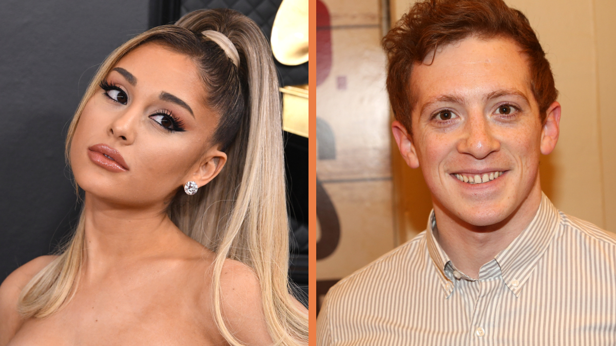 Ariana Grande and Ethan Slater