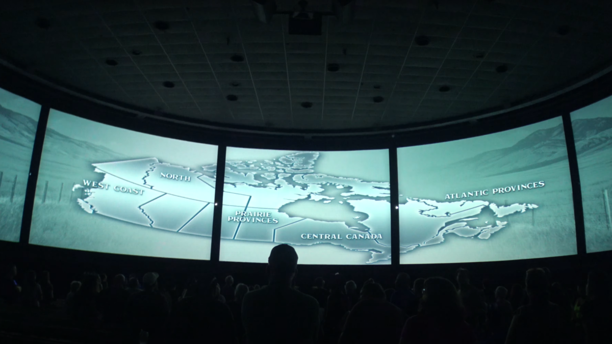 EPCOT's Canada Far and Wide screening room