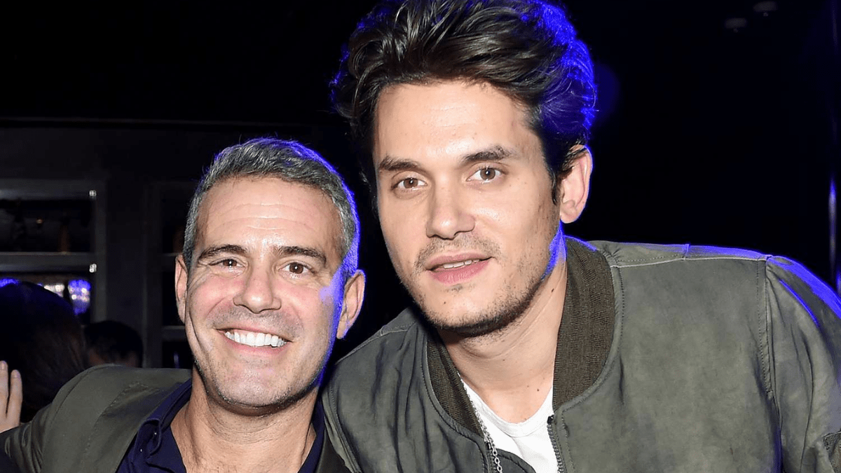 Andy Cohen and John Mayer