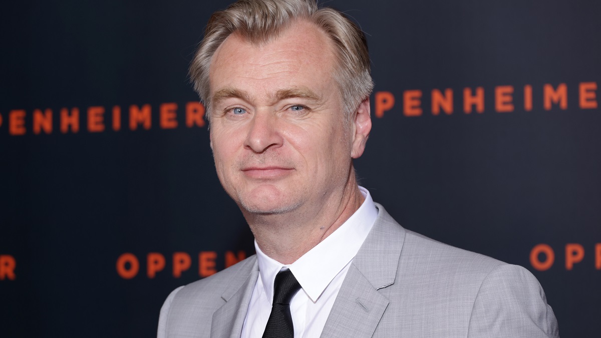 PARIS, FRANCE - JULY 11: Christopher Nolan attends the "Oppenheimer" premiere at Cinema Le Grand Rex on July 11, 2023 in Paris, France.