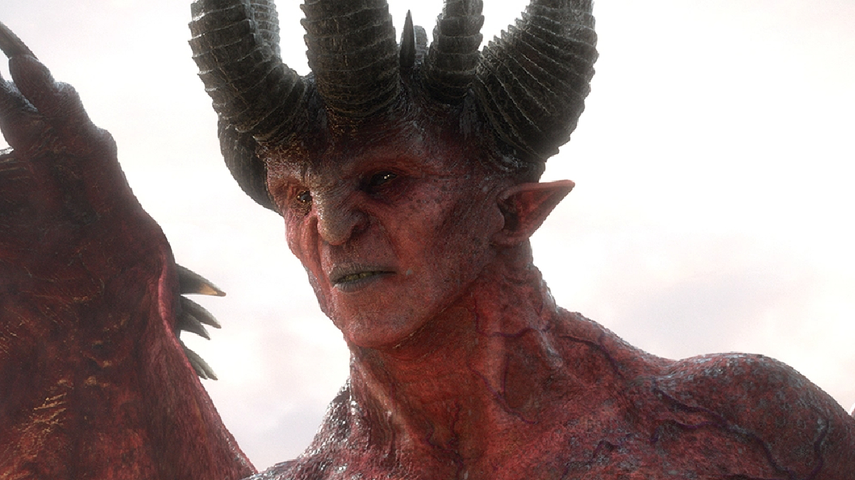 Benedict Cumberbatch as Satan in 'Good Omens'