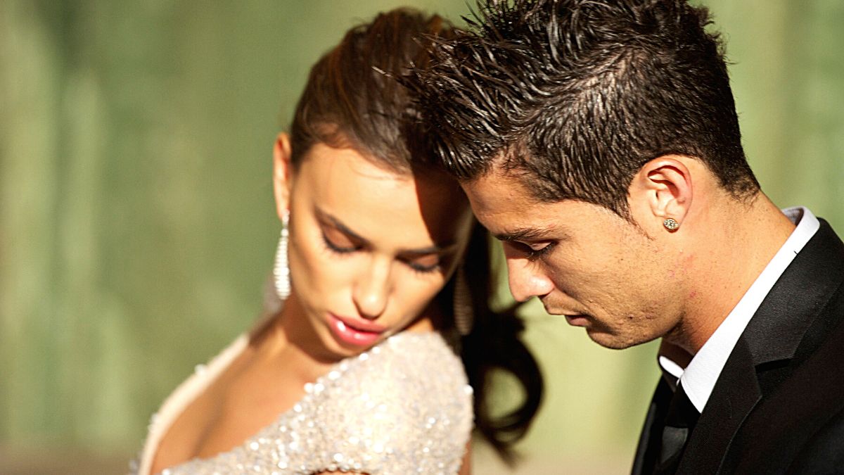 MADRID, SPAIN - NOVEMBER 17: Model Irina Shayk and Real Madrid player Cristiano Ronaldo attend Marie Claire Prix de la Moda awards 2011 at French Embassy on November 17, 2011 in Madrid, Spain.