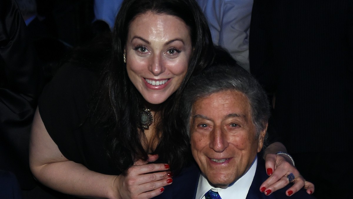 Joanna Bennett with Tony Bennett