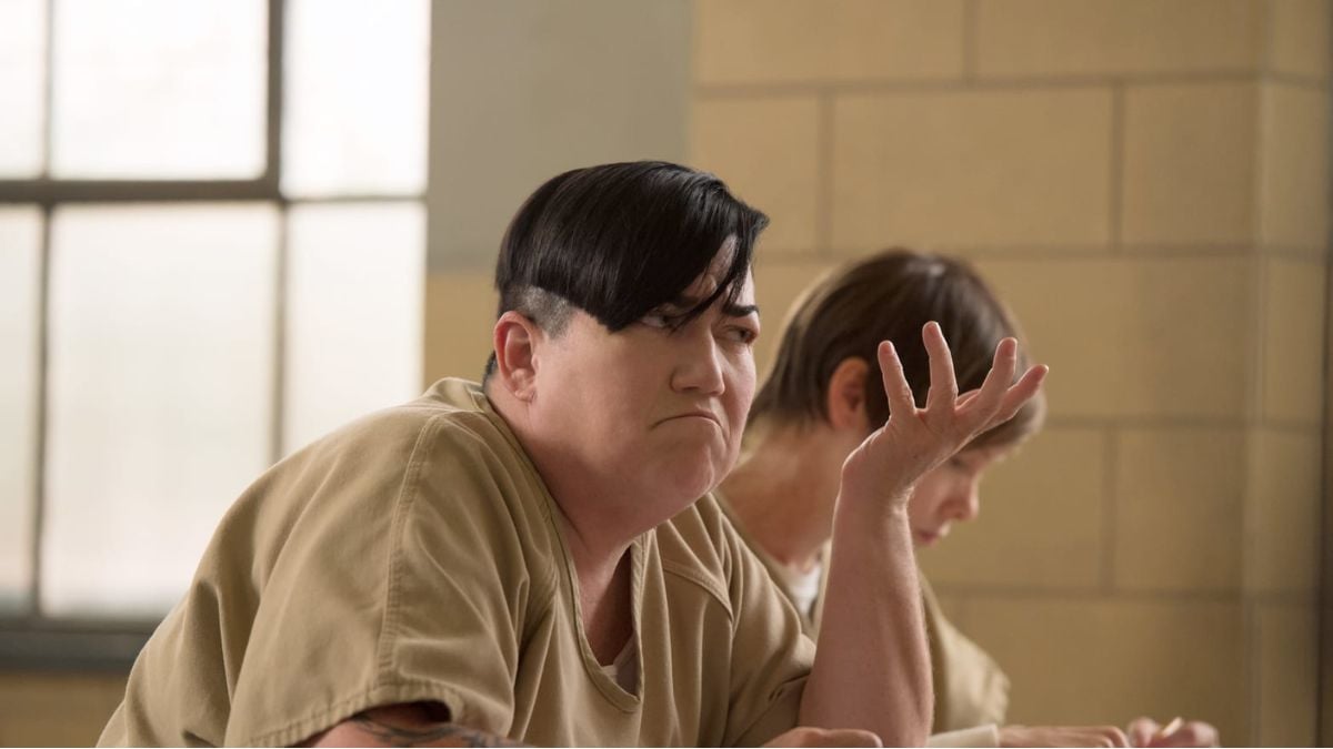 Lea DeLaria as Caroline "Carrie" "Big Boo" Black in Netflix's 'Orange is the New Black'.