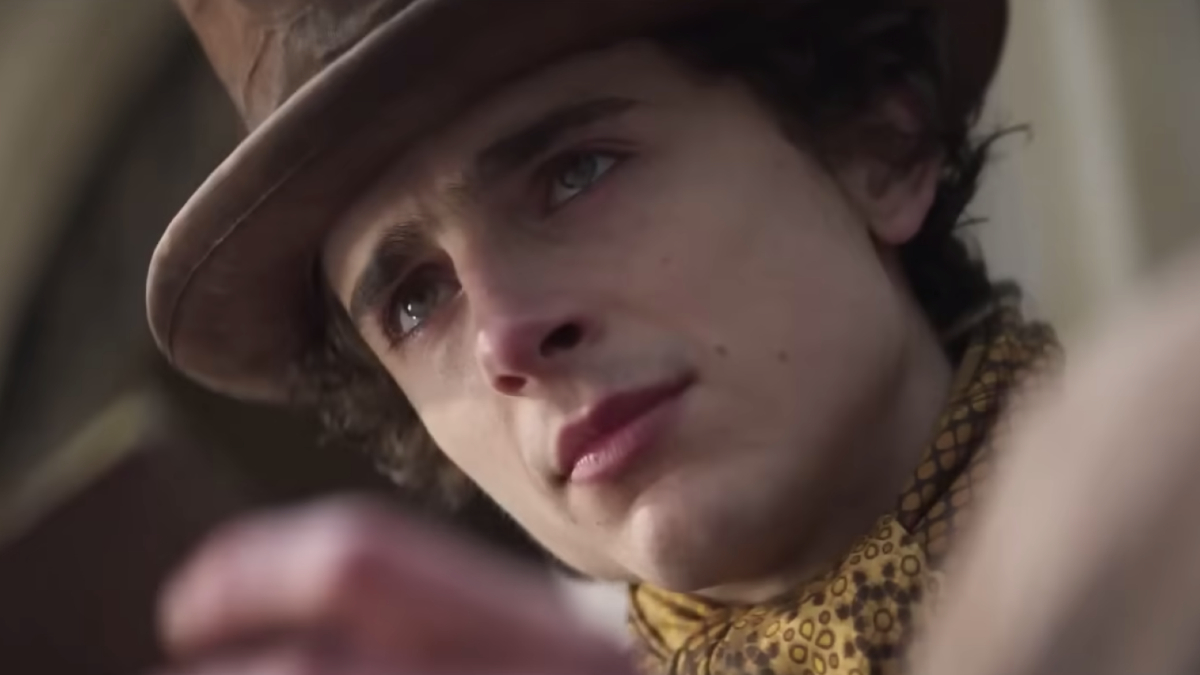 Timothee Chalamet in 'Wonka'.