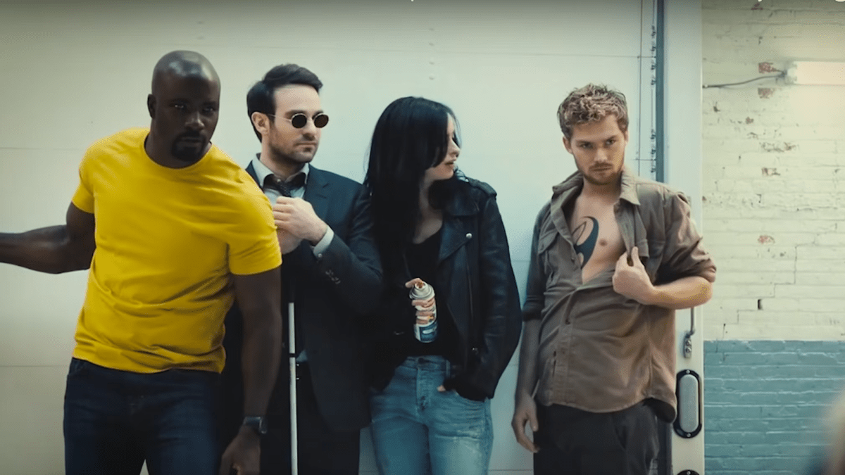 Luke Cage, Daredevil, Jessica Jones, and Iron FIst