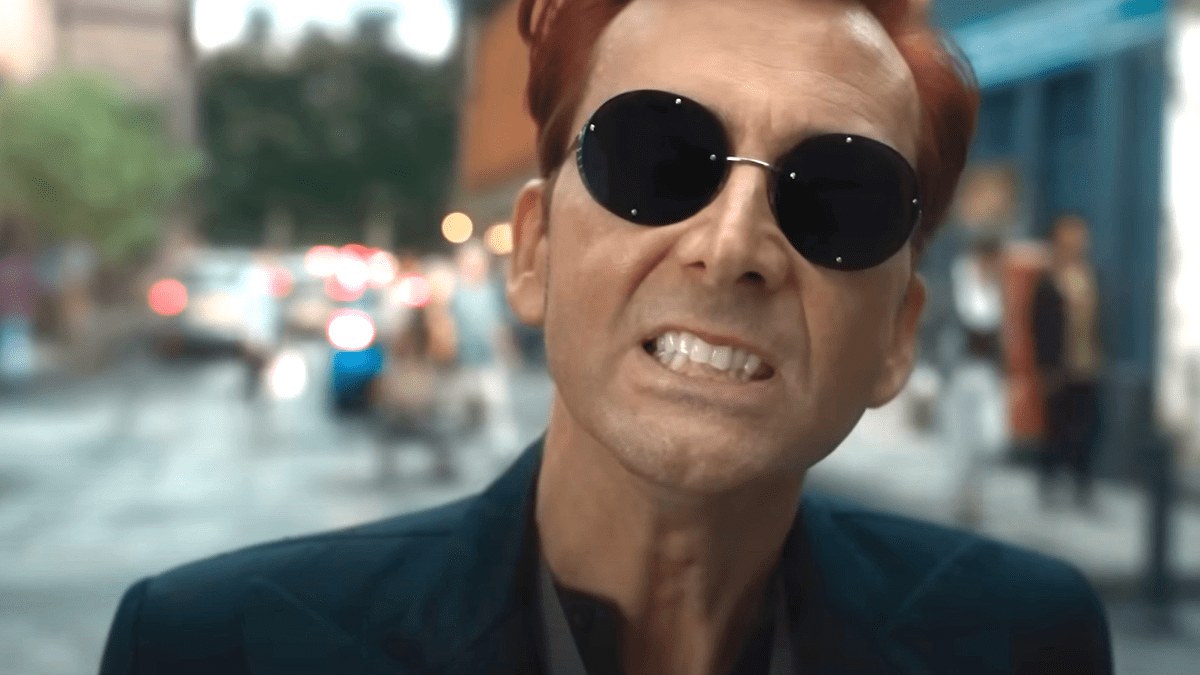 David Tennant as Crowley in Good Omens Season 2