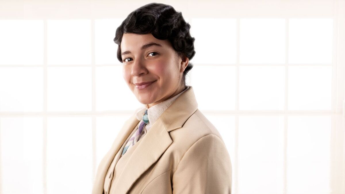 Quelin Sepulveda as Muriel in Good Omens season 2