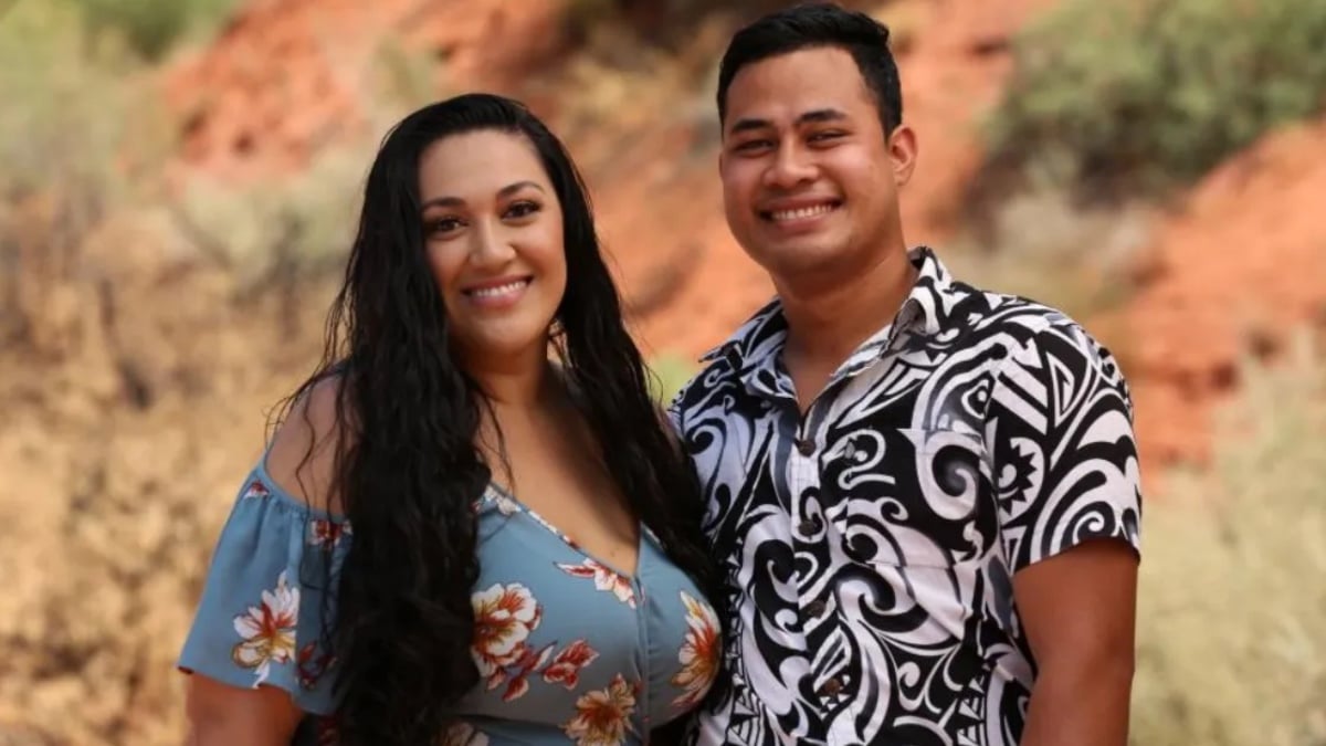 Kalani and Asuelu smiling together