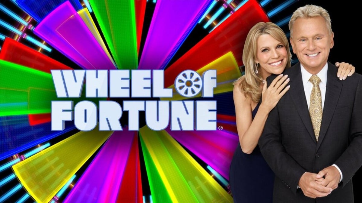 Wheel of Fortune hosts Pat Sajak and Vanna White 