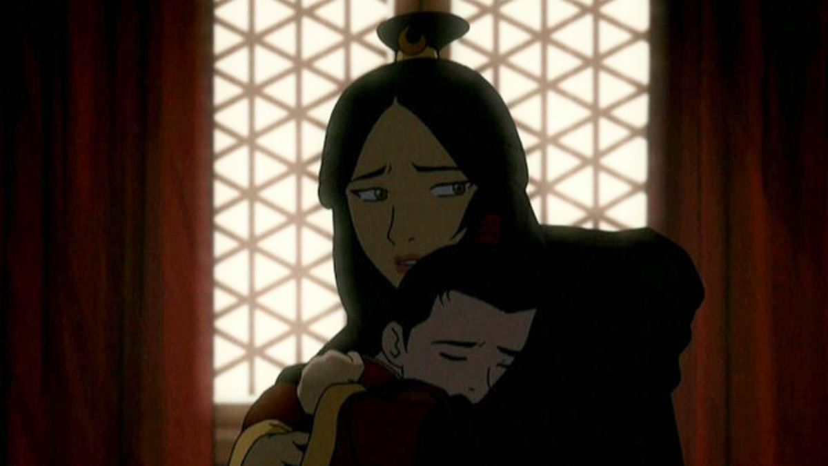 Ursa hugs Zuko goodbye.