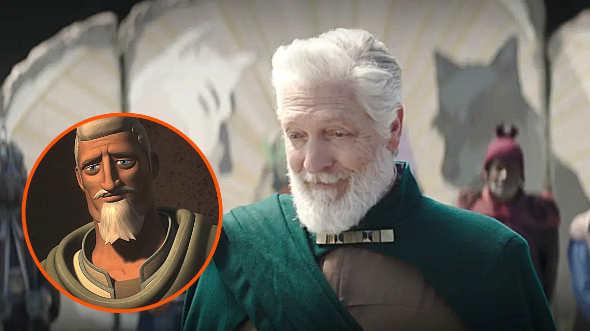 Clancy Brown as Ryder Azadi in 'Ahsoka' and 'Star Wars Rebels'.