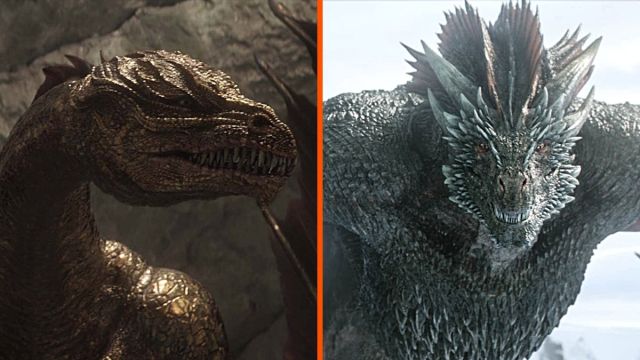 Dragons in 'The Witcher' and 'Game of Thrones'.