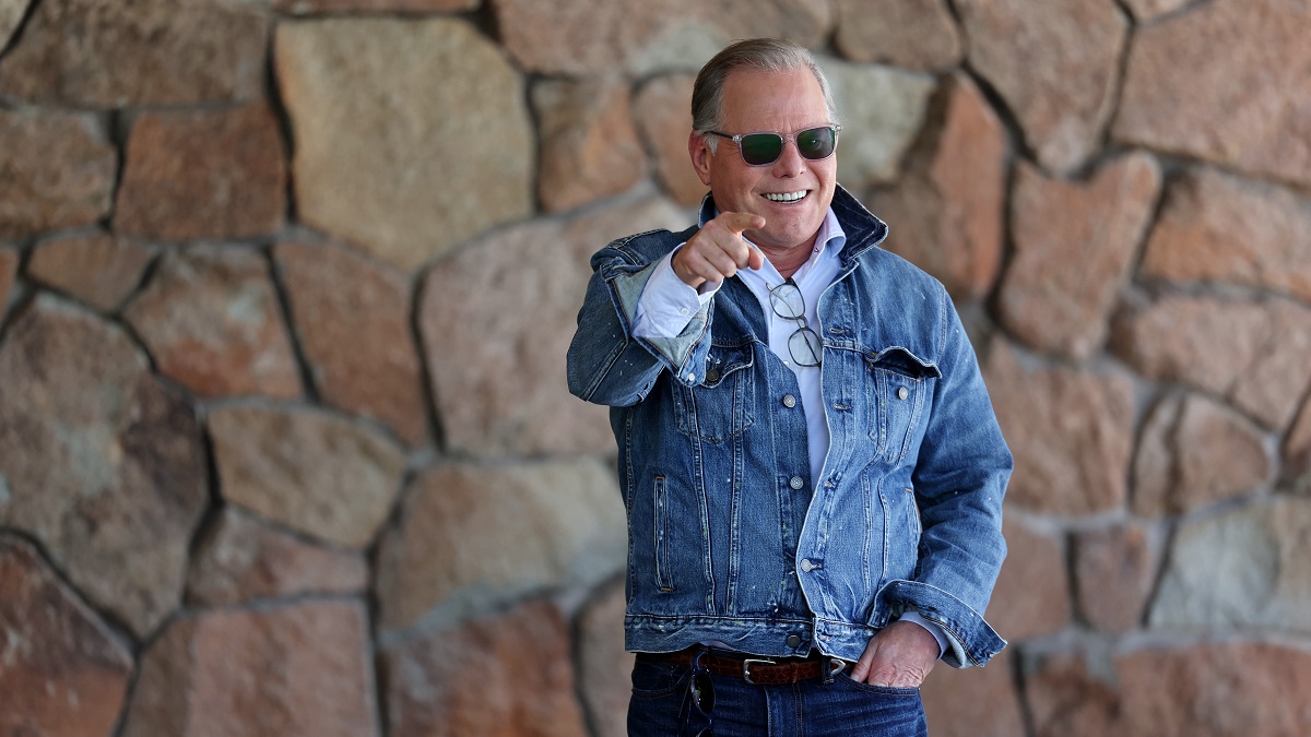 SUN VALLEY, IDAHO - JULY 11: David Zaslav, CEO of Warner Bros. Discovery, arrives at the Sun Valley Lodge for the Allen & Company Sun Valley Conference on July 11, 2023 in Sun Valley, Idaho. Every July, some of the world's most wealthy and powerful businesspeople from the media, finance, technology and political spheres converge at the Sun Valley Resort for the exclusive weeklong conference.