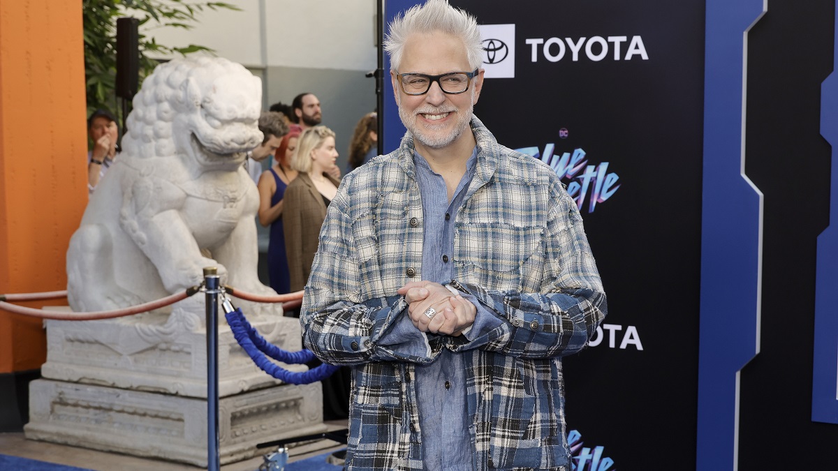 HOLLYWOOD, CALIFORNIA - AUGUST 15: James Gunn attends Warner Bros. "Blue Beetle" Los Angeles Special Screening at TCL Chinese Theatre on August 15, 2023 in Hollywood, California.